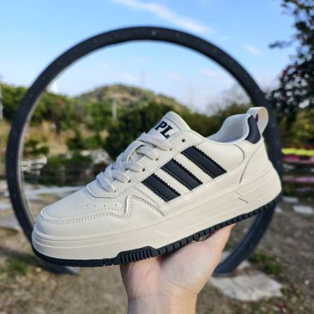 休闲鞋男鞋系带防滑百搭厚底户外工装鞋透气男士秋冬季旅游运动鞋