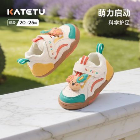 卡特兔K盾新款2026春秋儿童防滑学步鞋男宝百搭童鞋女宝宝X5CE034