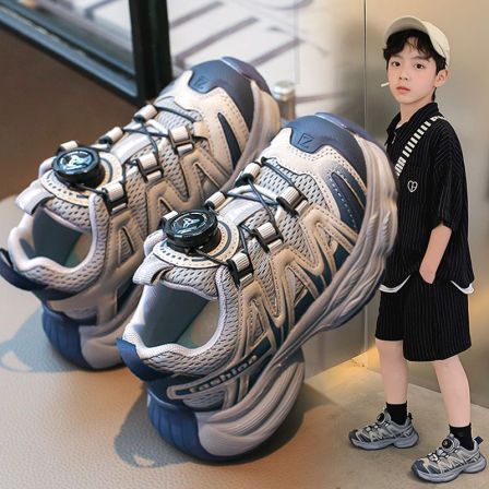 阿童木男童鞋子2026新款春季软底爆款儿童网面运动老爹鞋男孩跑步