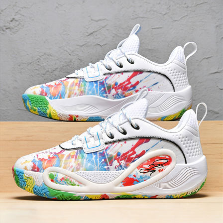 鞋子男款专业减震运动男生鞋子透气不脚臭跑鞋学生耐磨防滑篮球鞋