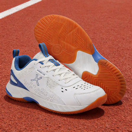 牛筋底男鞋网面透气青少年羽毛球鞋耐磨轻便软底舒适网球比赛鞋子