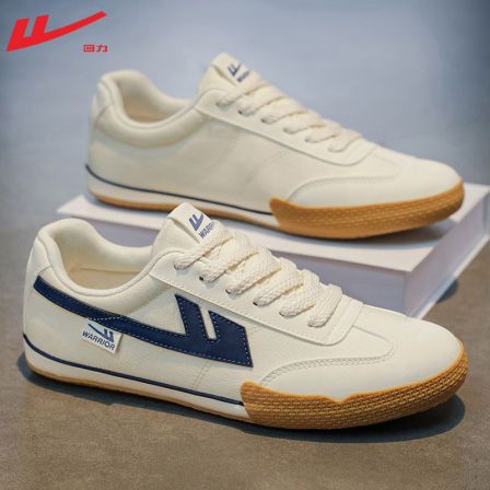 回力男鞋德训鞋2026新款春季男士休闲轻便布鞋复古百搭帆布鞋男款