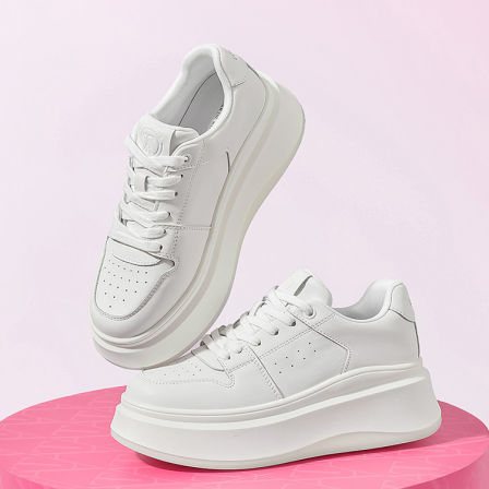 【直播下架】TATA休闲鞋厚底运动小白鞋