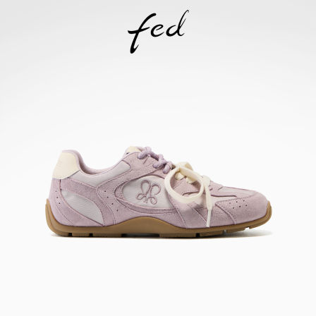 fed轻便阿甘鞋春季新款女鞋粉雾诗篇德训鞋运动休闲鞋女款YAB005