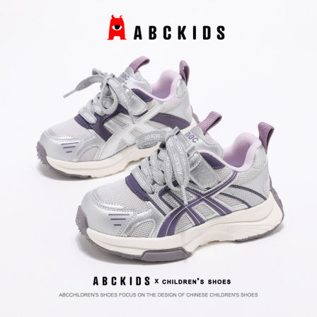 abckids童鞋运动鞋儿童2026春秋新款软底鞋子女童网面透气跑步鞋