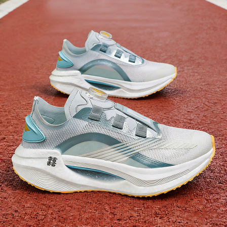 运动鞋男青少年透气网面鞋子不脚臭免系带男孩小学生防滑软底跑鞋