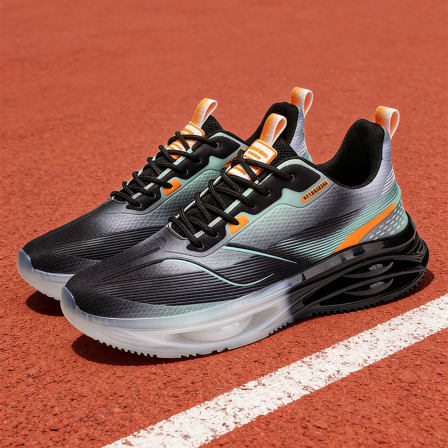 男鞋减震防滑男初中生气垫运动鞋大尺码透气防臭青少年增高休闲跑鞋