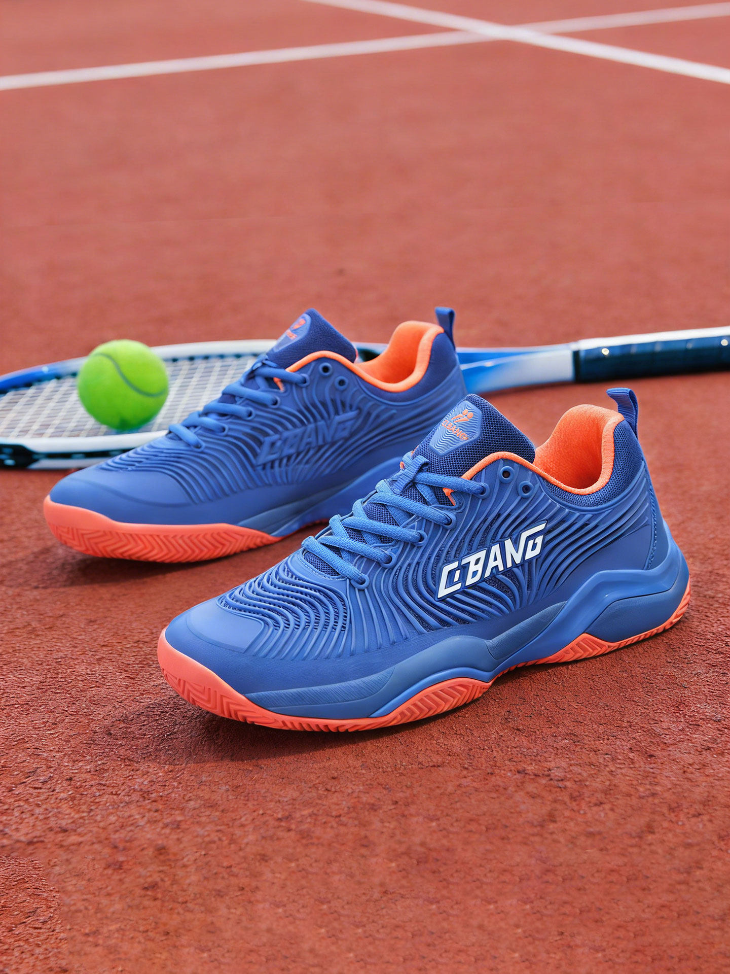 网球鞋男款专业超轻耐磨青少年运动鞋防滑透气牛筋底羽毛球鞋子男主图