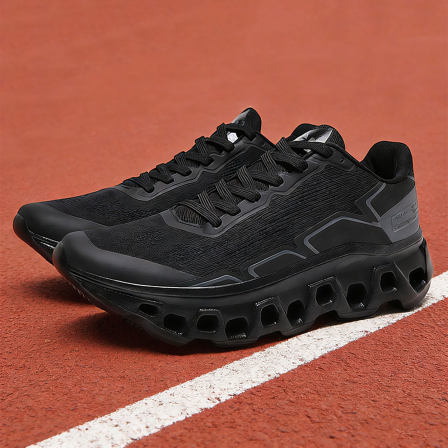 青少年鞋子耐磨厚底户外运动潮鞋增高防滑男士透气踩屎感休闲跑鞋