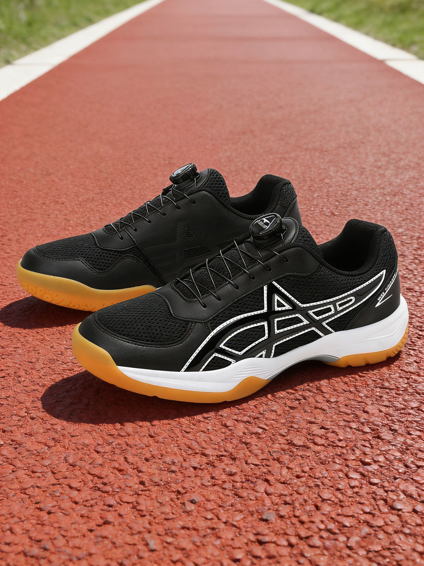 男士专业羽毛球鞋超轻男童不系带鞋子软底运动鞋防滑耐磨网球鞋男主图