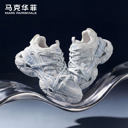 马克华菲男鞋2026新款潮流休闲鞋增高情侣运动鞋男高级男士老爹鞋