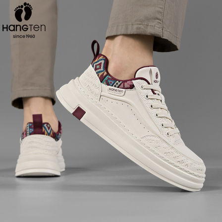 欢腾板鞋男2026春季新款厚底增高防滑耐磨百搭小白鞋潮男士休闲鞋