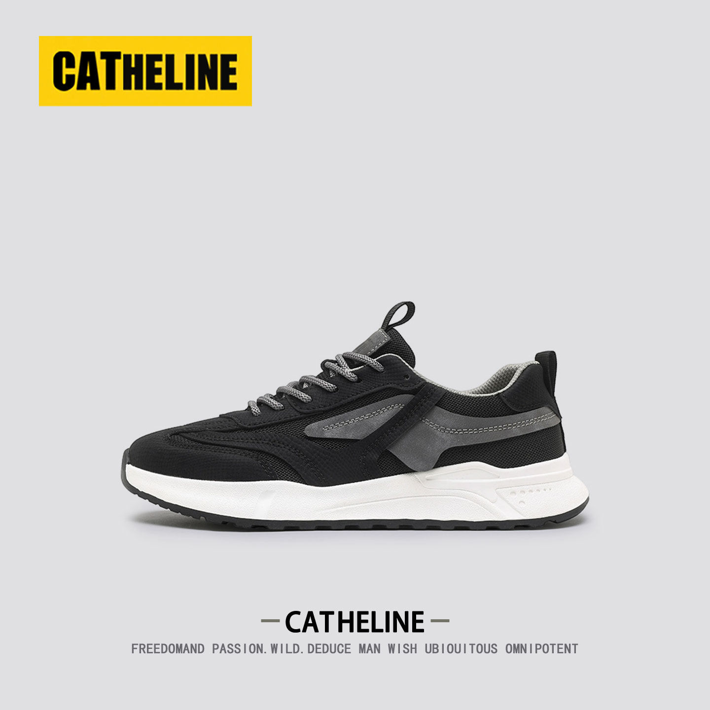 [人气推荐]美国CAT.HELINE德训男鞋春季透气跑步休闲百搭运动潮鞋主图