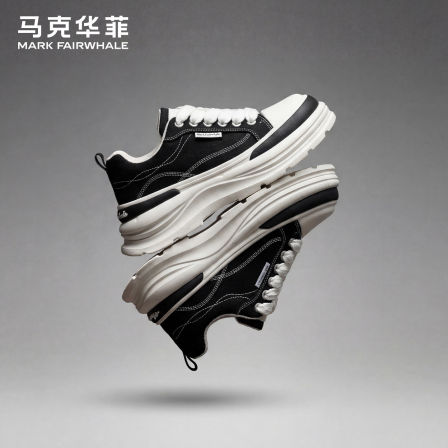 马克华菲鞋子男鞋2026新款软底增高鞋男士休闲鞋男百搭帆布鞋男款