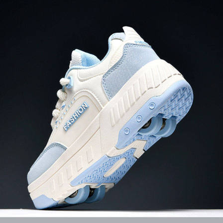 四轮隐形暴走鞋女童2026新款儿童滑轮鞋女孩小学生可走路公主溜冰