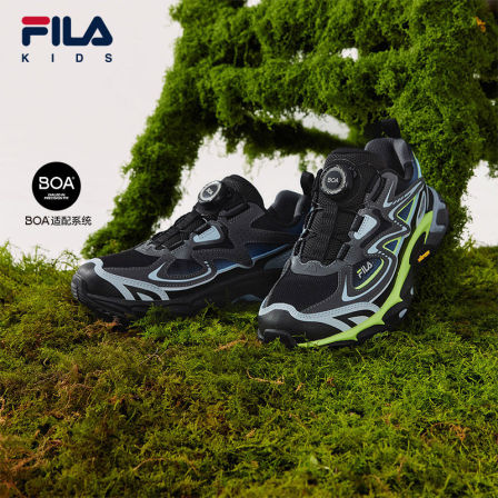 FILA斐乐儿童童鞋运动鞋2026年春季新款男女中大童户外徒步鞋迅鹿