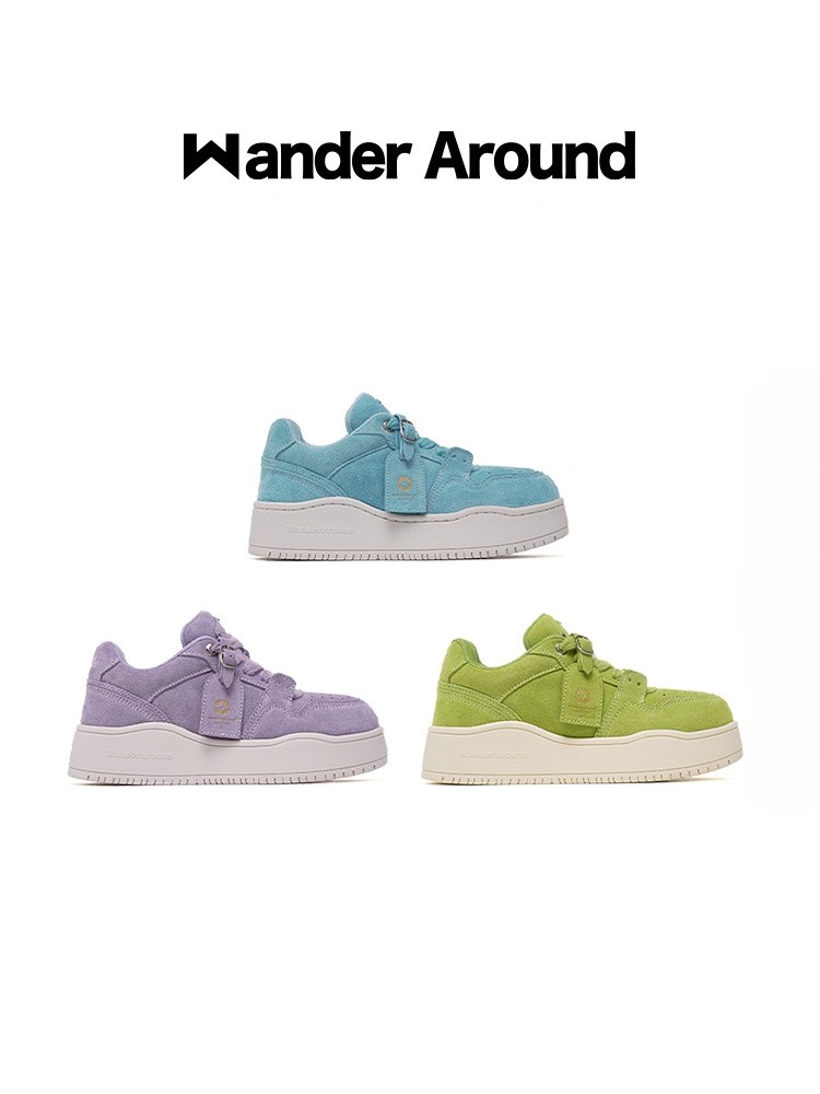 【蜜蜂惊喜社】Wander around厚底增高板鞋主图