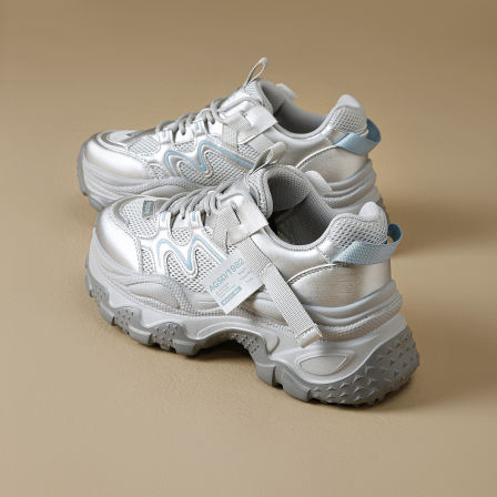 奥古狮登厚底老爹鞋女2026新款春季轻便女鞋增高百搭休闲运动鞋子