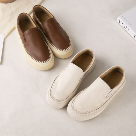 K姐 【绵羊皮一脚蹬懒人鞋】里外全皮百搭单品老钱风懒人单鞋