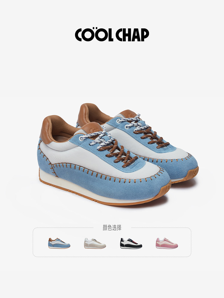 【达人】COOLCHAP欧包德训鞋女款春季厚底运动鞋主图