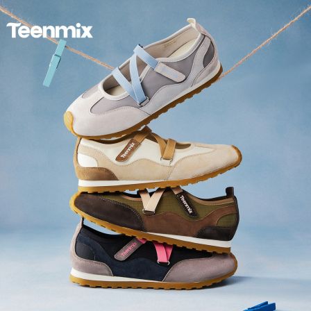 天美意2026春新款商场同款运动休闲芭蕾德训女浅口鞋BM641AQ6