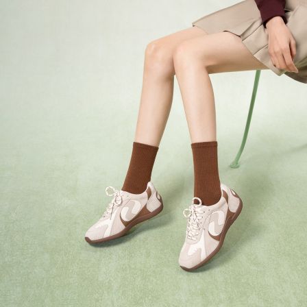 吴大叔春秋英伦风德训鞋气垫缓震复古皮鞋百搭时尚W10G10301A2261