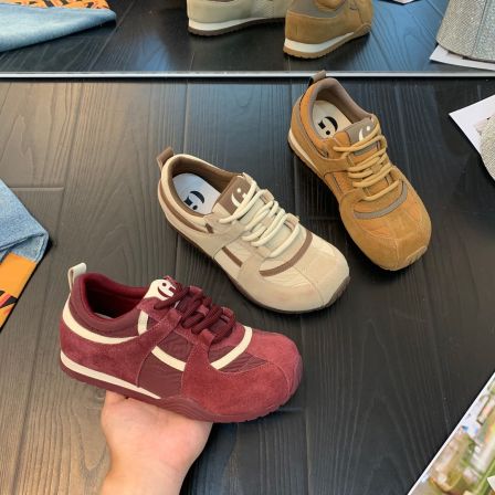 IG/IG现货增高3CM2025秋季新款爆款透气休闲百搭软底气质女鞋6850