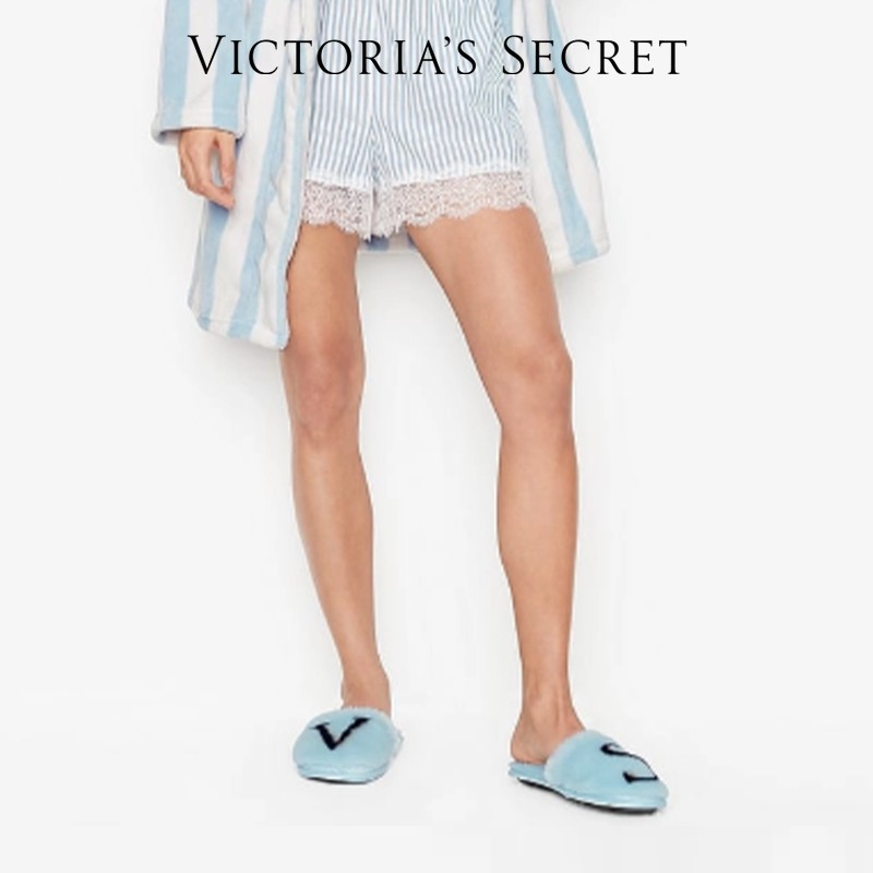 【粉丝专享】Logo温暖舒适时尚简约人造皮毛居家拖鞋主图