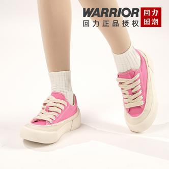 回力时尚女士春季透气女鞋百搭粉色休闲鞋厚底低帮国潮鞋子运动鞋主图