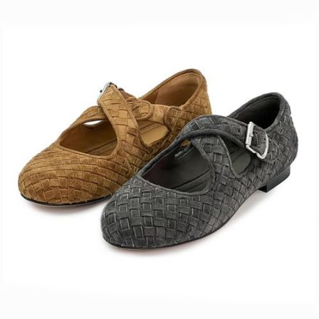 【青丝专享】“丝绒漫覆”小众设计~羊反绒面百搭气质单鞋5302