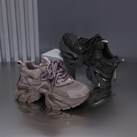 IG/IG现货增高6CM2025秋季透气新款爆款气质休闲百搭软底女鞋6876