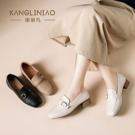 乐福鞋女款2026新款春季英伦通勤黑色百搭小皮鞋超软通勤低跟单鞋