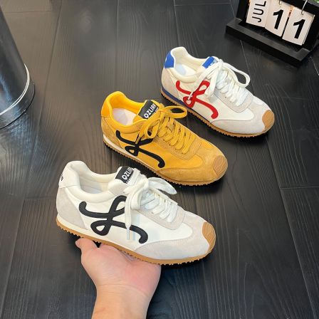 千之恋现货欧若风增高5CM2025秋季新款透气厚底软底百搭女鞋5610