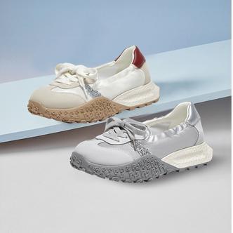 百思图25夏新款复古经典休闲德训鞋女休闲鞋D3063BA5