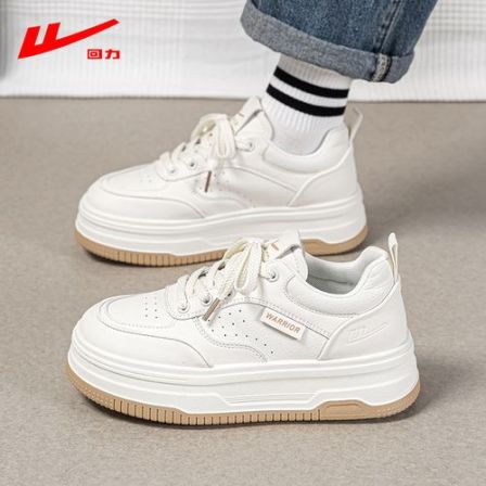 回力厚底小白鞋女款2026新款春季爆款鞋子小个子增高女鞋百搭板鞋