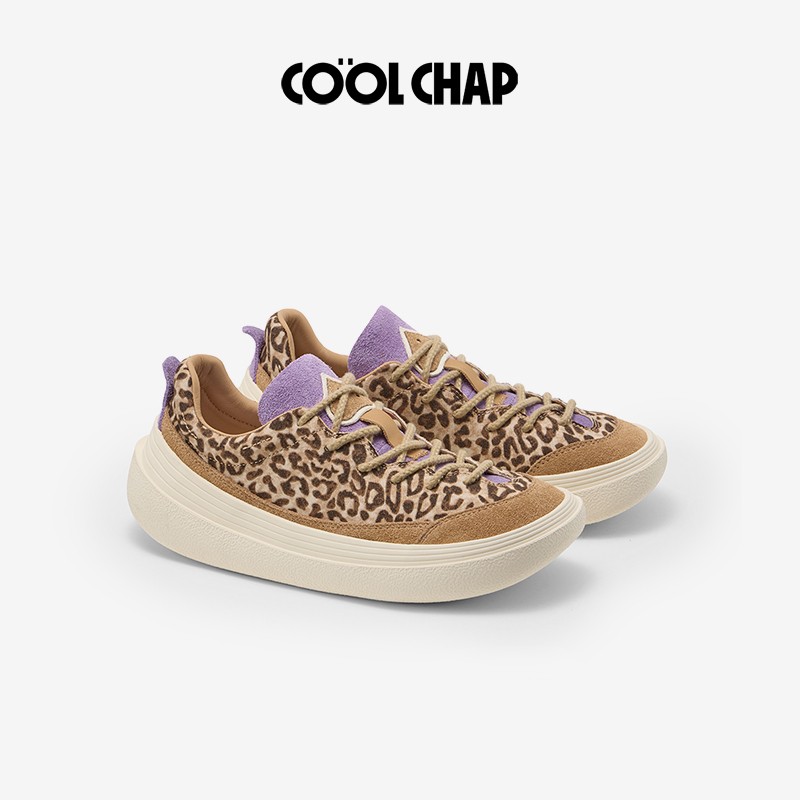 Coolchap2026春百搭休闲板鞋板鞋ins小众系带增高纯色减震工装风主图