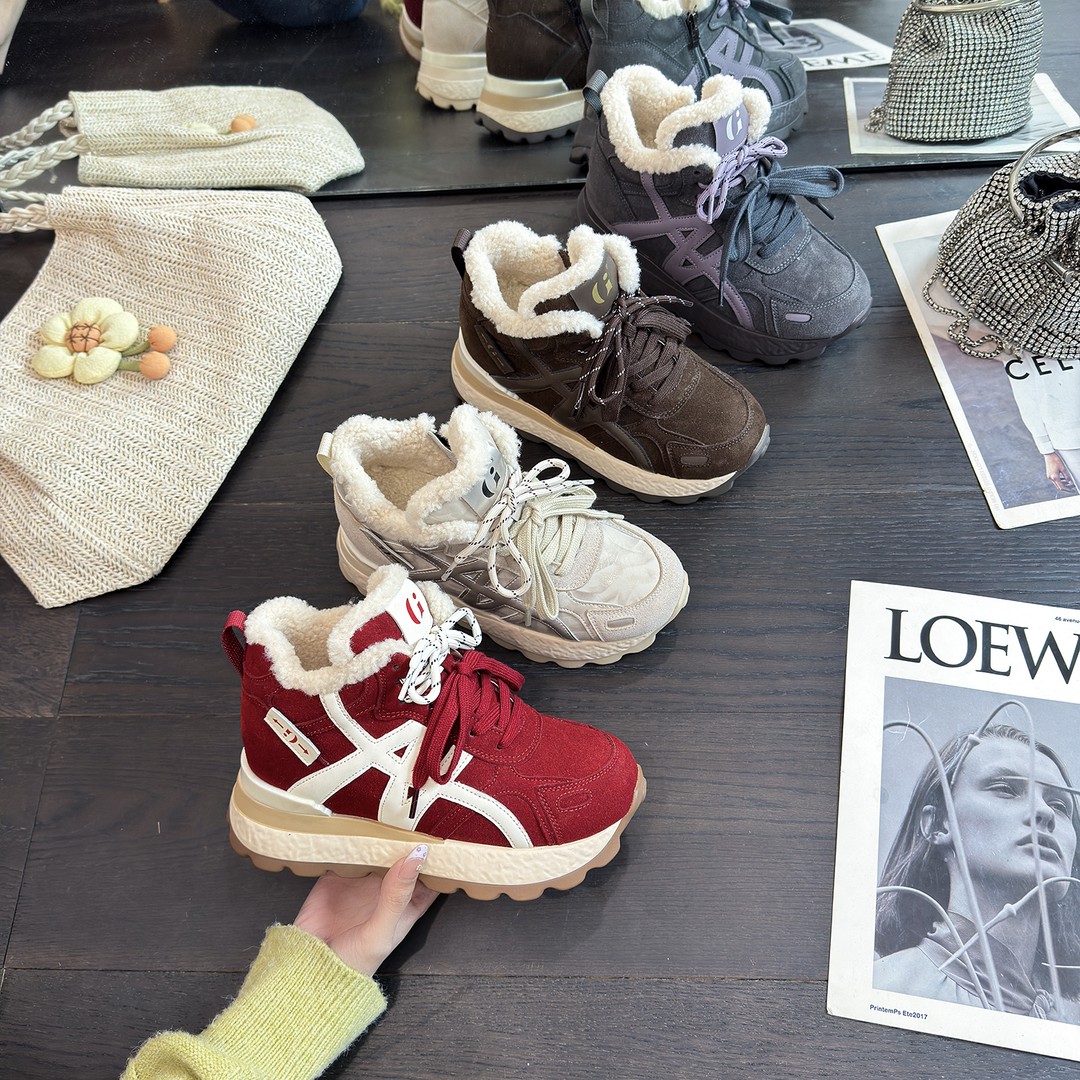 IG/IG现货增高8CM2025冬季时尚百搭爆款潮流韩版休闲风女鞋60265主图