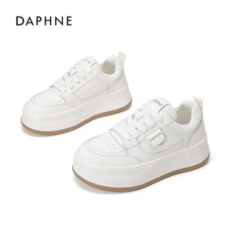 Daphne/达芙妮小白鞋马年新款女鞋厚底增高鞋女ins时尚正品女鞋L