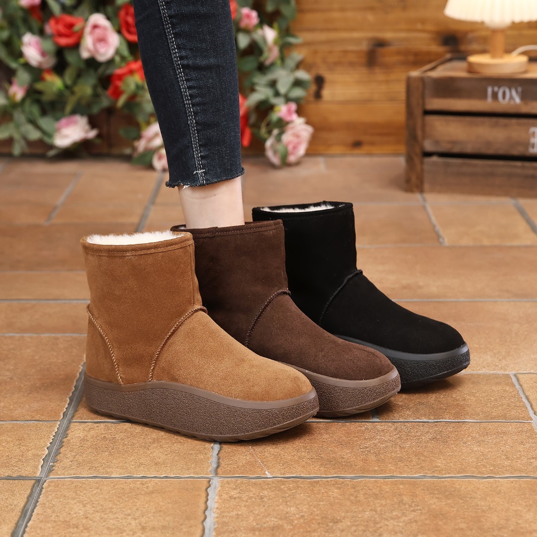 千之恋现货增高4CM2025冬季时尚潮流新爆款雪地靴保暖短靴60393主图