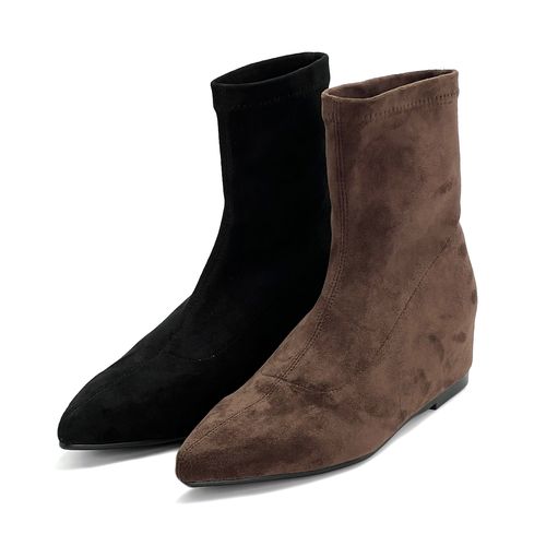 【青丝专享】早秋时尚平底尖头短靴51266主图