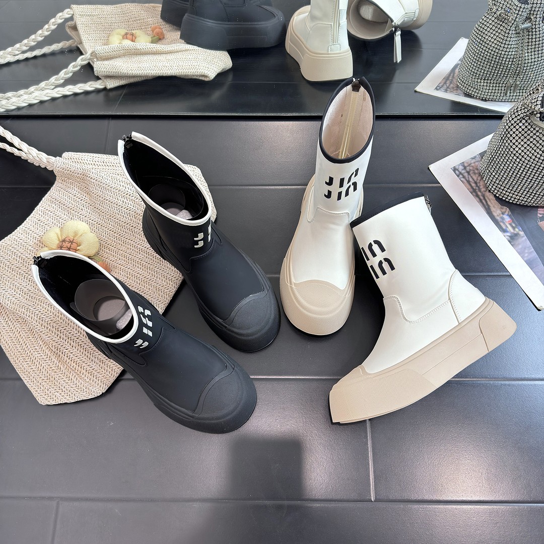 千之恋现货增高5CM2024早秋新款高能感百搭时尚风雪地靴女鞋3868主图