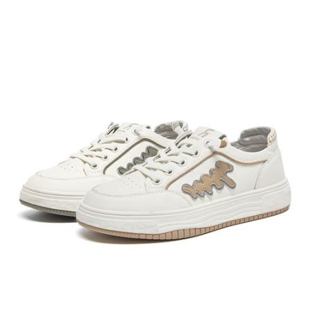 【籽言专属】红蜻蜓板鞋百搭系带女鞋舒适轻便低帮小白鞋B4112603