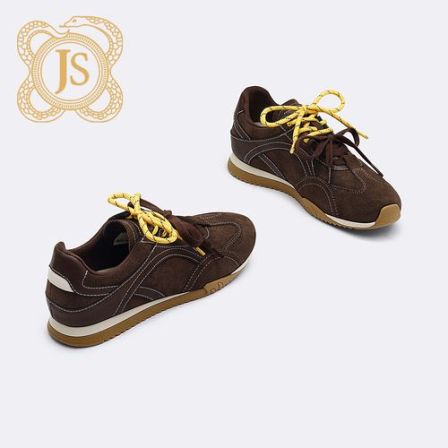 已开价，3260D7545鞋子夏季透气复古春季时尚欧美圆头平底德训鞋