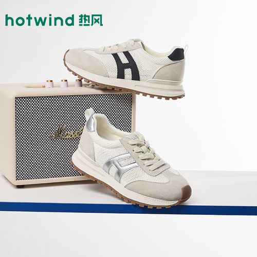 热风阿甘鞋2026春季新款女士时尚休闲鞋运动鞋加绒运动H11W26533A主图