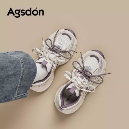 奥古狮登厚底老爹鞋女2026新款春季爆款小个子增高百搭运动鞋A