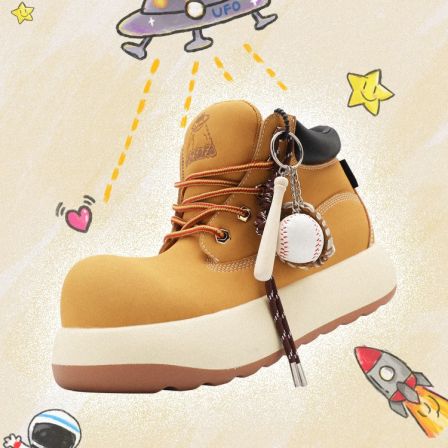 【zb马文杰专属】 CATSOFA/猫与沙发 UFO系列男女同款厚底Q版大黄靴