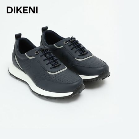 【品质软牛皮】迪柯尼高端男鞋慢跑鞋新款时尚网孔轻运动休闲鞋