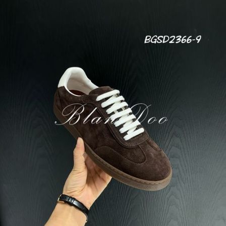 BLANDOO “复古氛围” 男士轻奢高定牛反绒德训休闲鞋2BD366