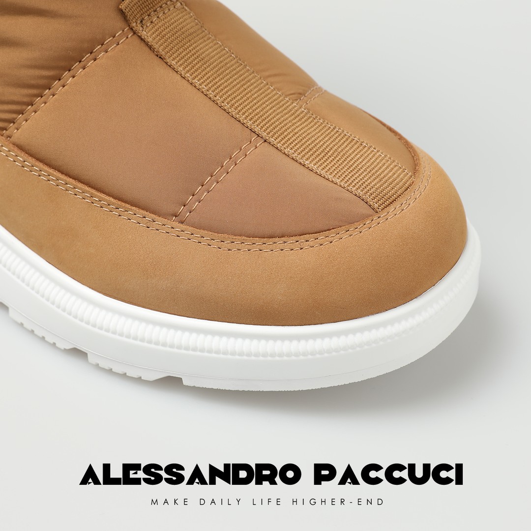 【孤品不退换】洛哥24193X防水绒面牛皮 中筒高帮鞋@主图