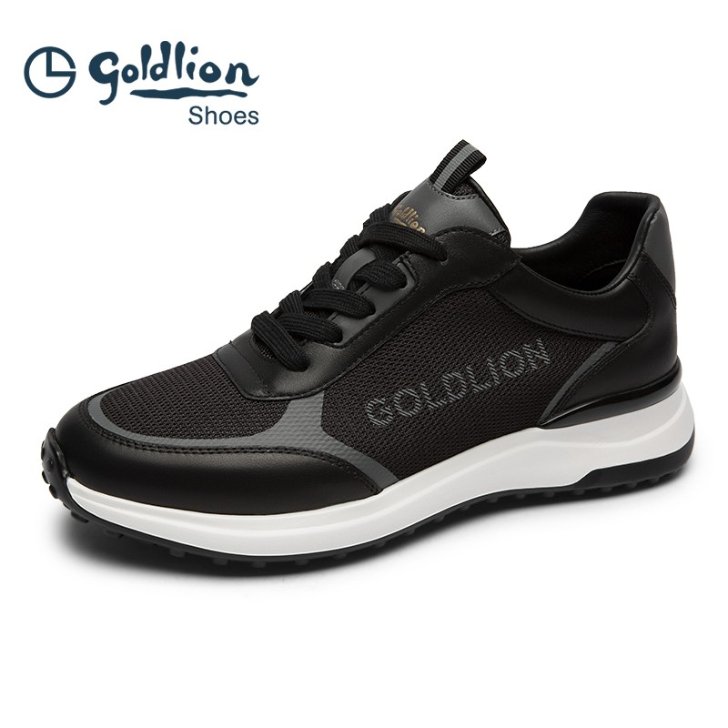 金利来男鞋户外休闲商务舒适软底软面透气皮鞋508520022主图